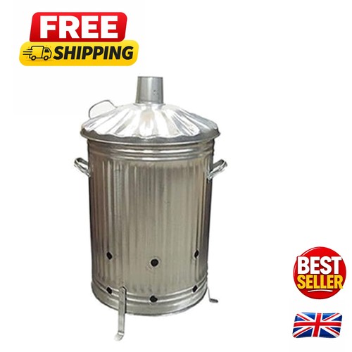 Stylish 90l metal incinerator - 90l,