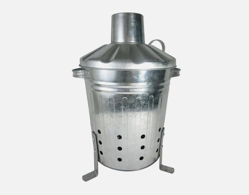 Galvanised mini incinerator - galvanised,