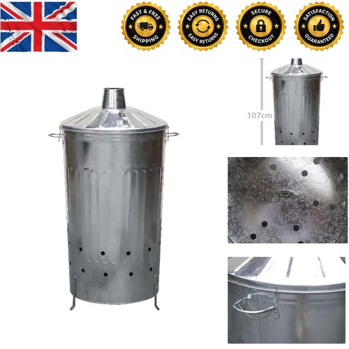 180l xxl galvanised metal - galvanised,