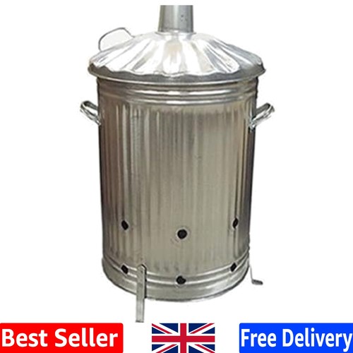 90l metal garden - 90l, incinerator
