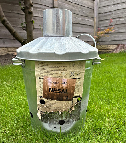 Metal garden incinerator - garden,