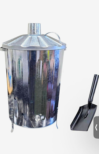 Metal garden incinerator with - incinerator,