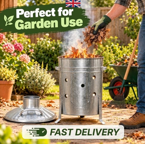 Garden incinerator bin 15l - garden,