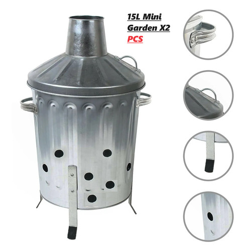 Litre galvanised - x2,